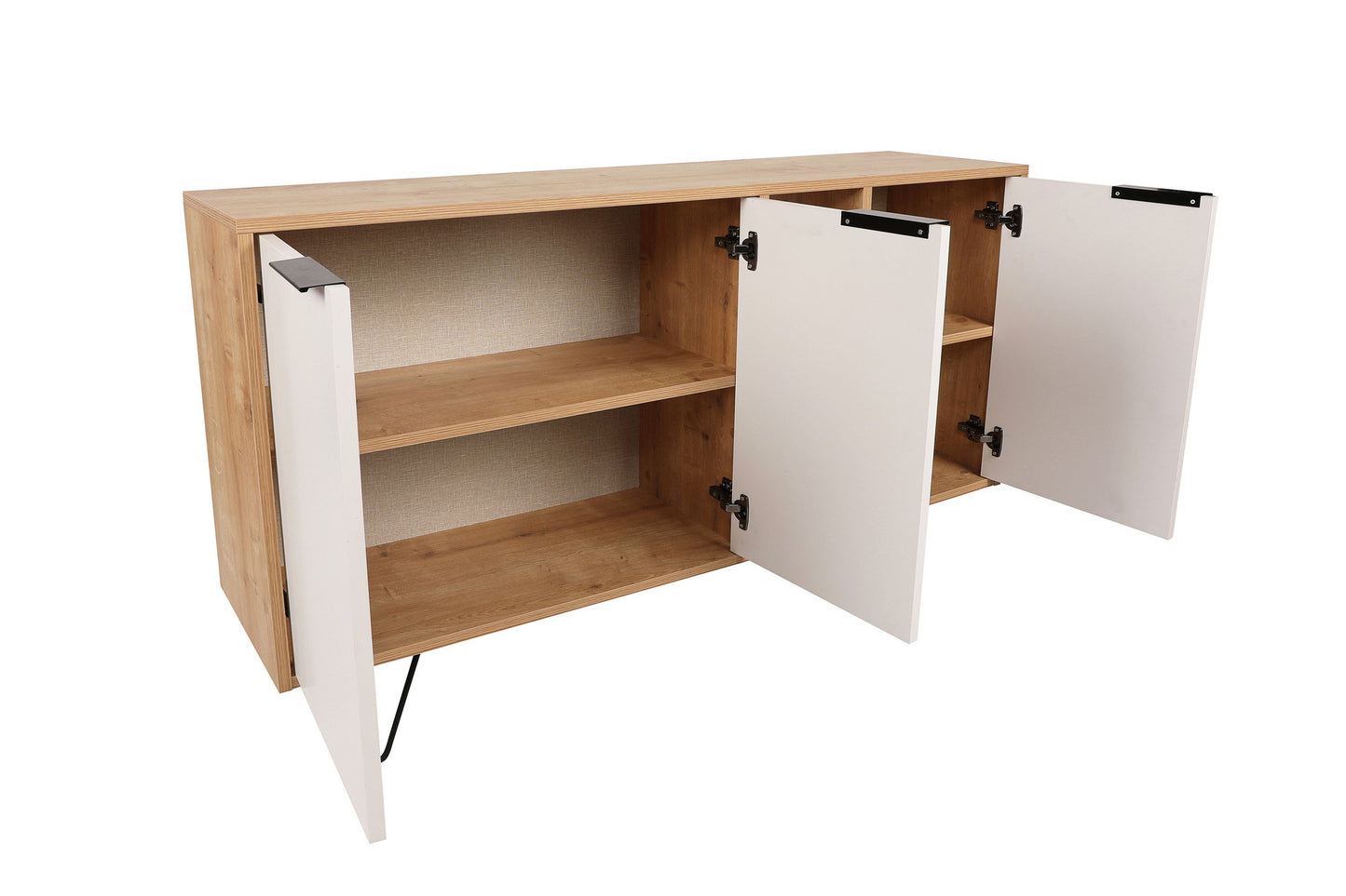 Konsolė Clara Console - Oak, White