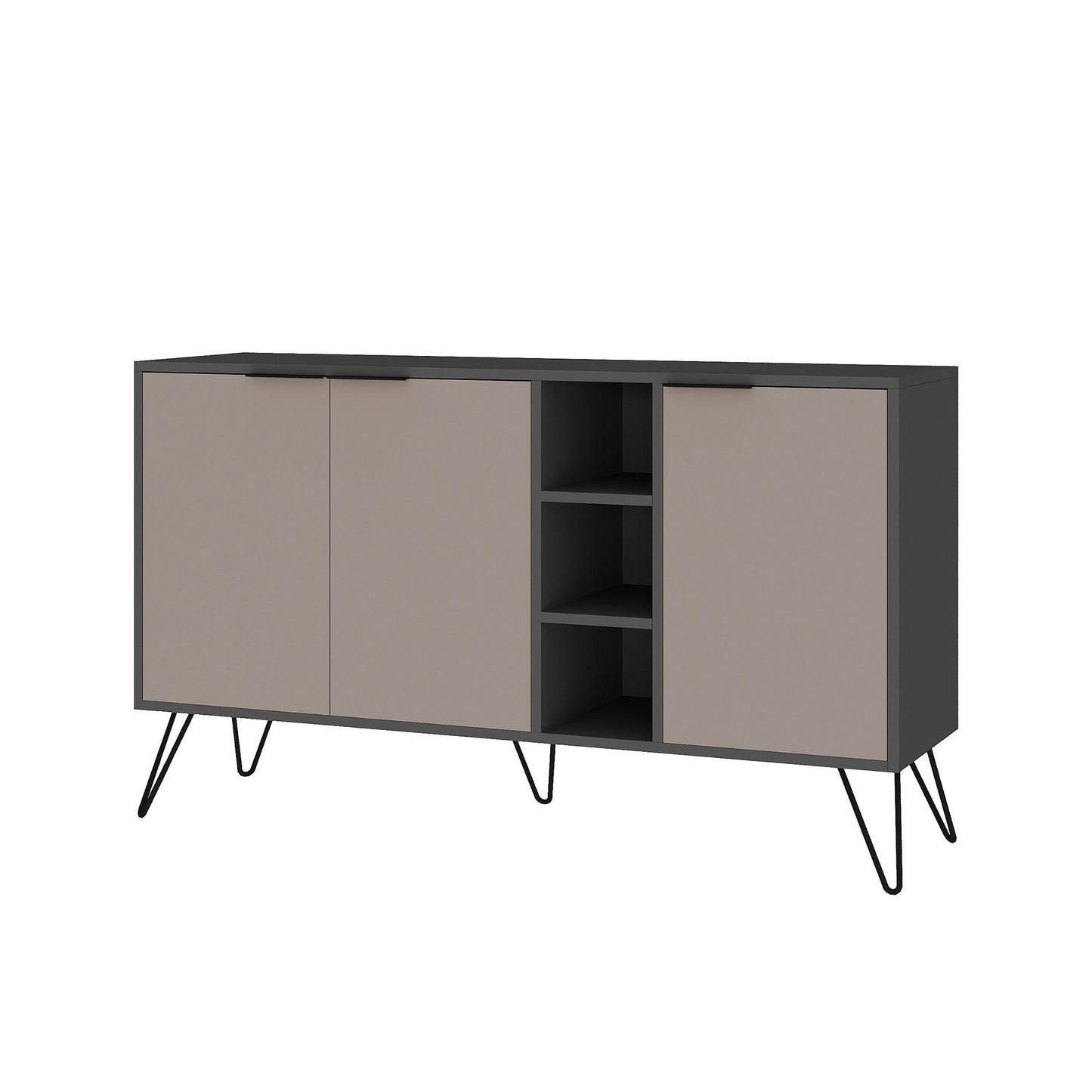 Konsolė Clara Console - Anthracite, Light Mocha