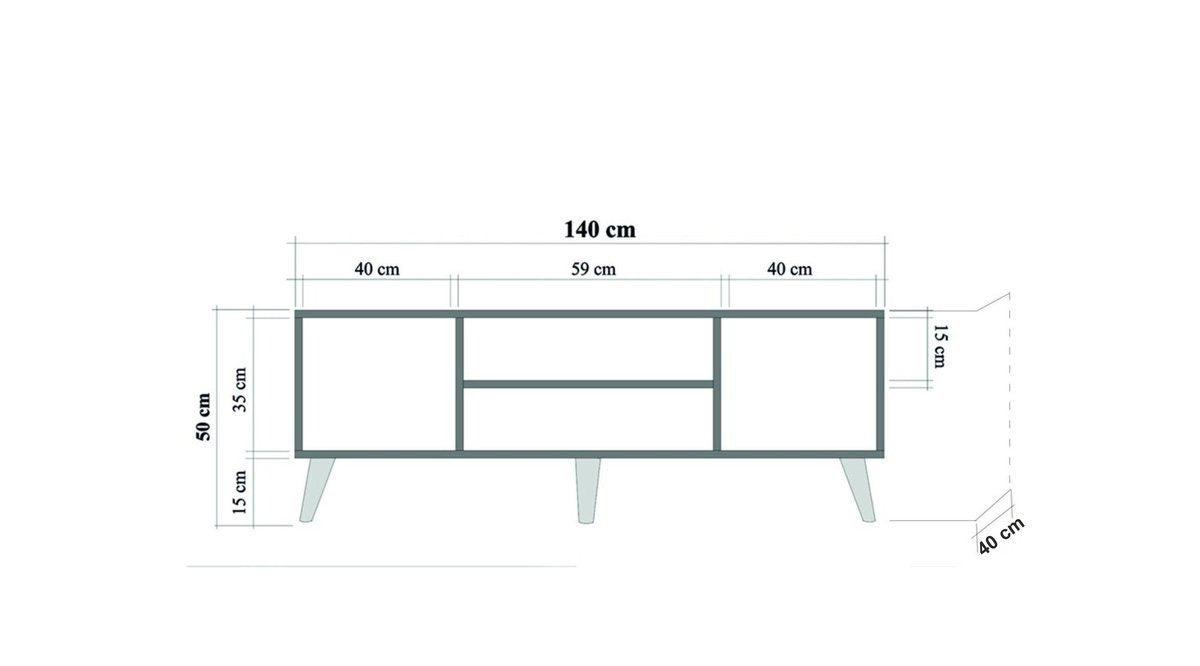 TV staliukas TRUVA-222