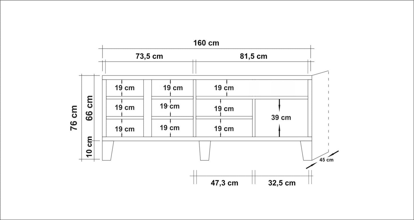 TV staliukas Marina Mila - 753