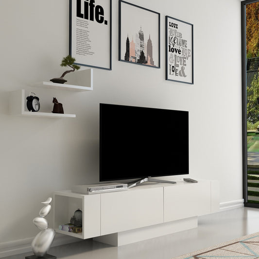 TV staliukas Matera - White, White