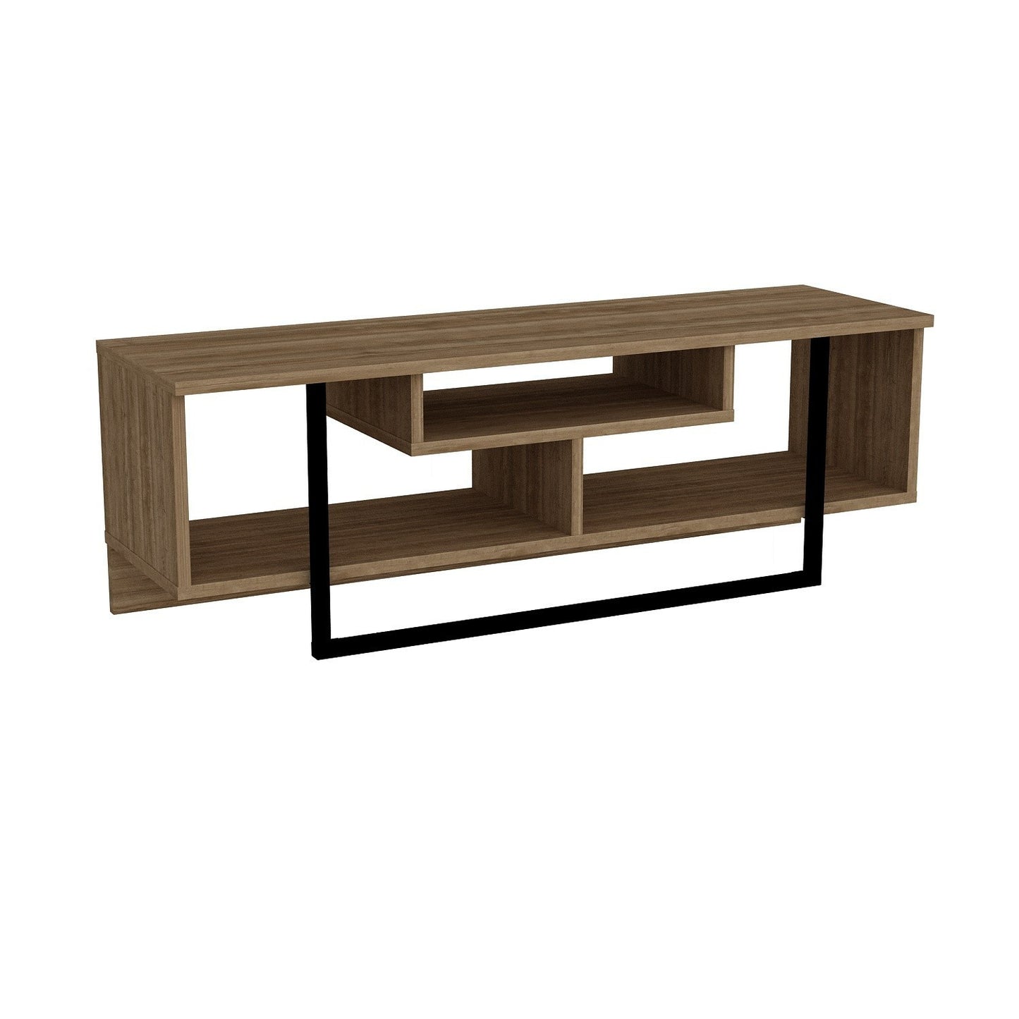 TV staliukas Asal (120) - Walnut, Black