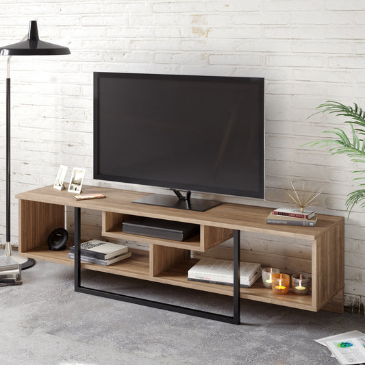 TV staliukas Asal (150) - Walnut, Black