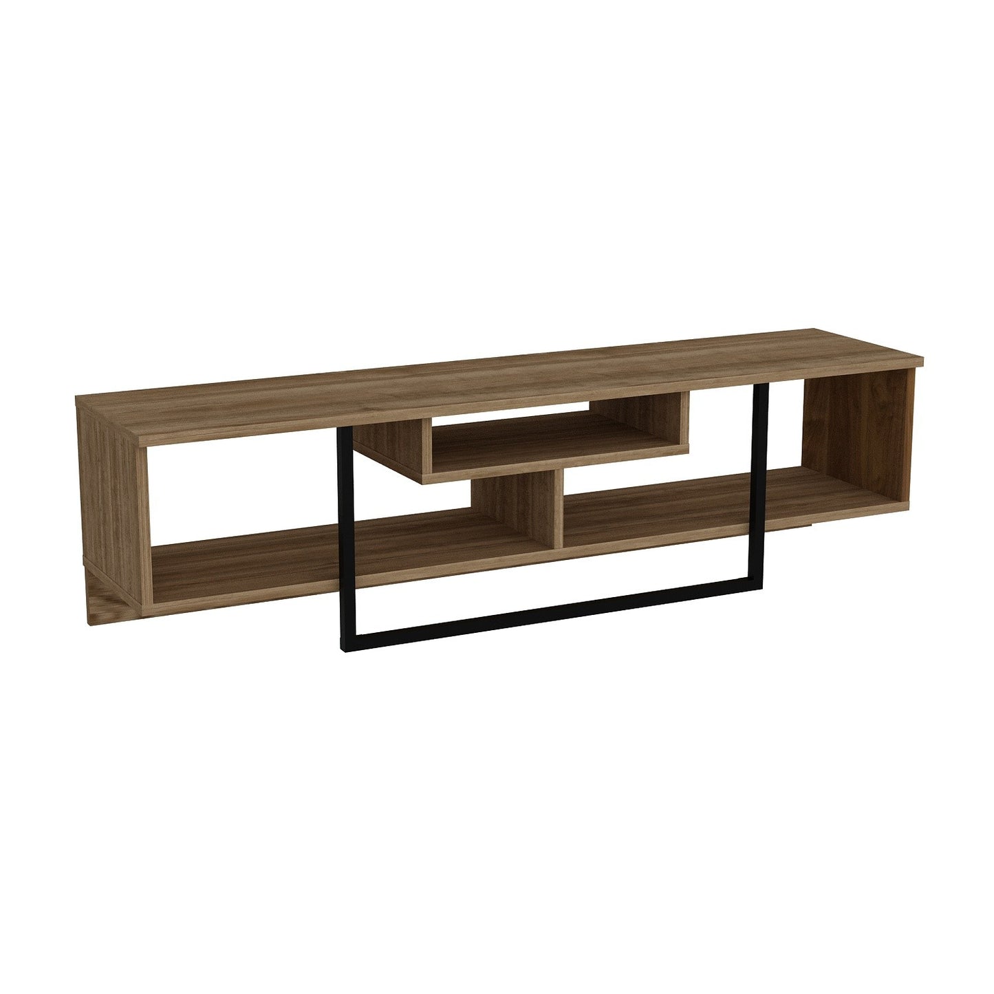 TV staliukas Asal (150) - Walnut, Black