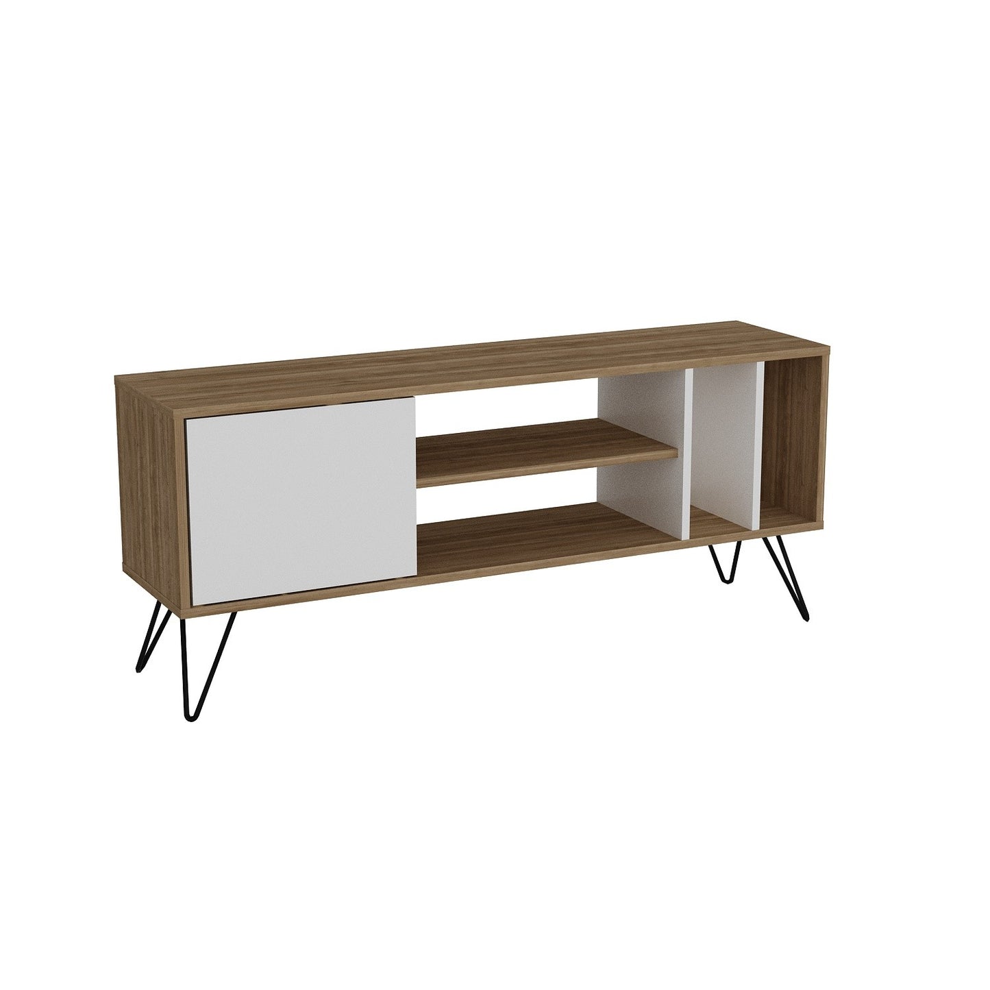 TV staliukas Mistico (140) - Walnut, White