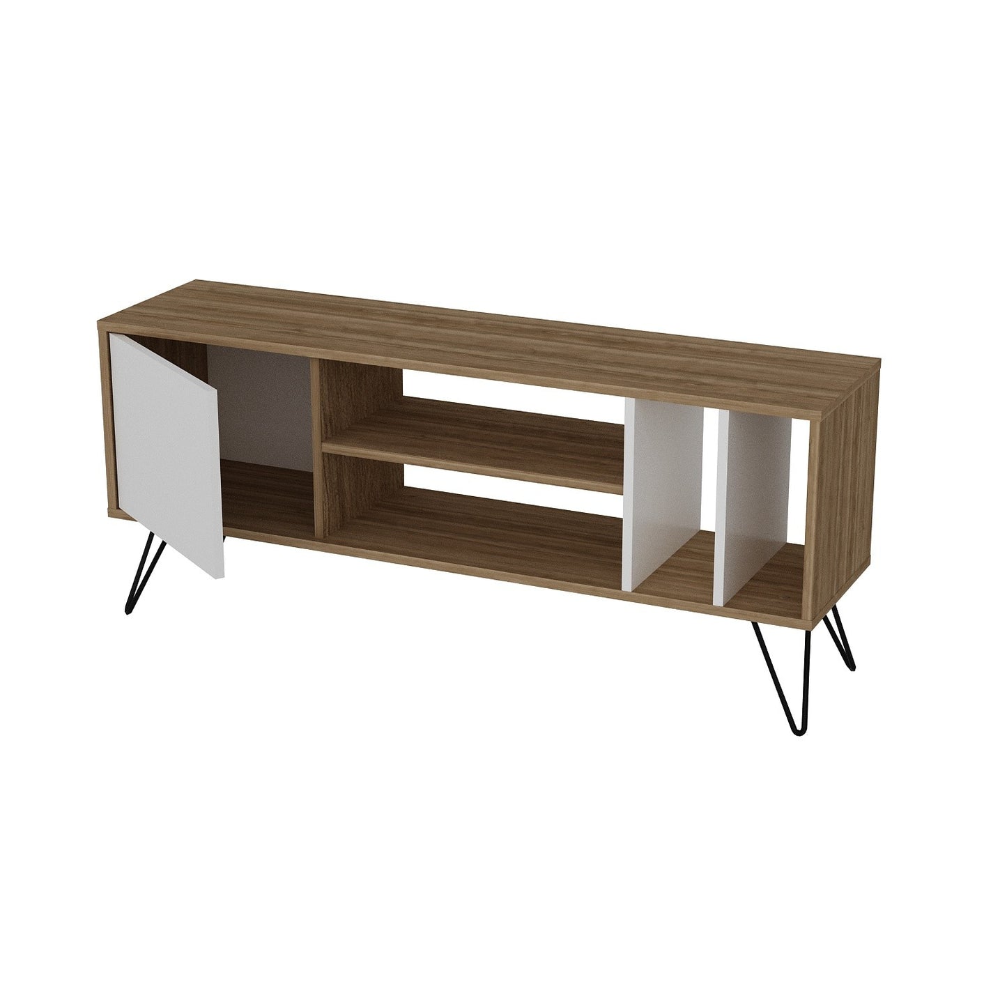 TV staliukas Mistico (140) - Walnut, White