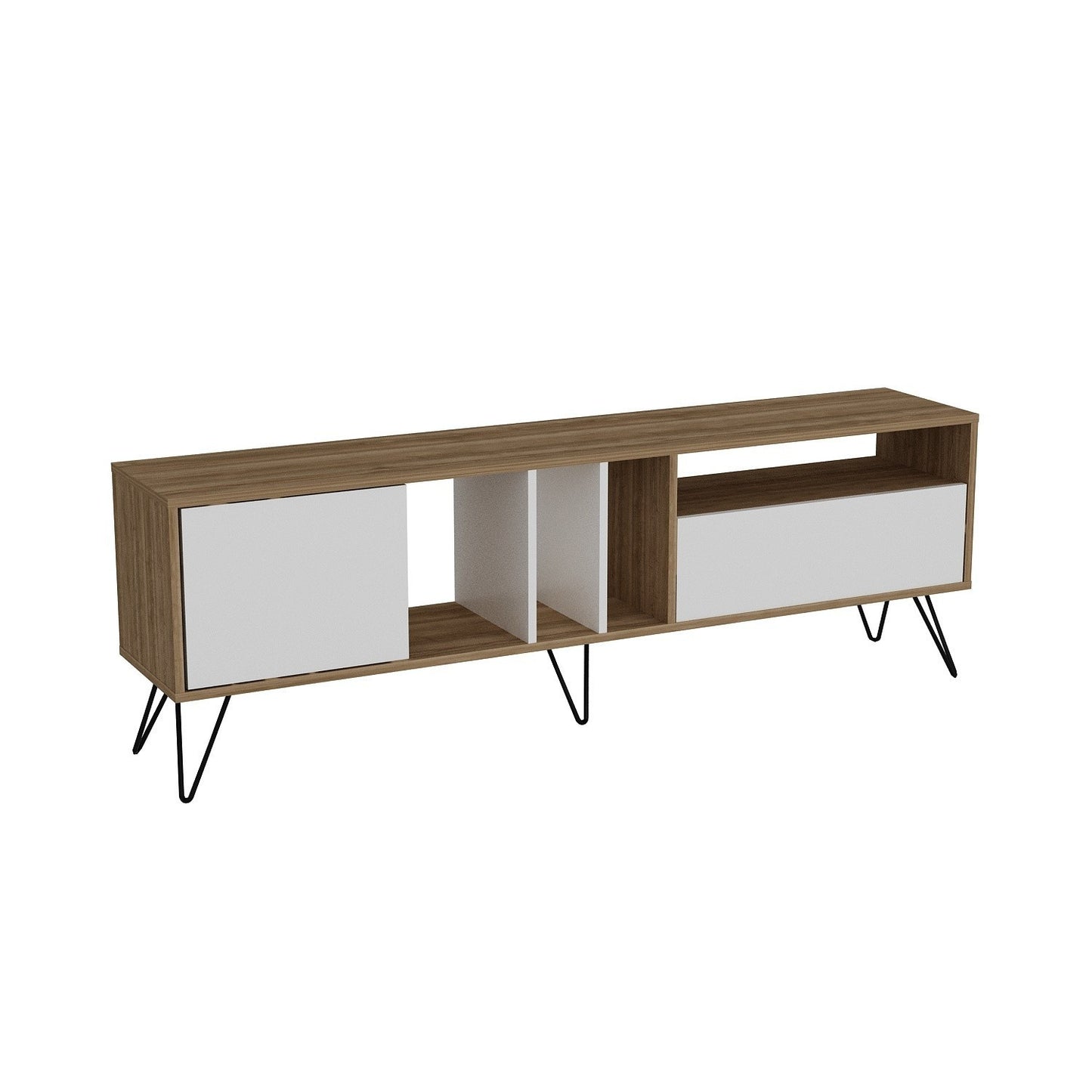 TV staliukas Mistico (180) - Walnut, White