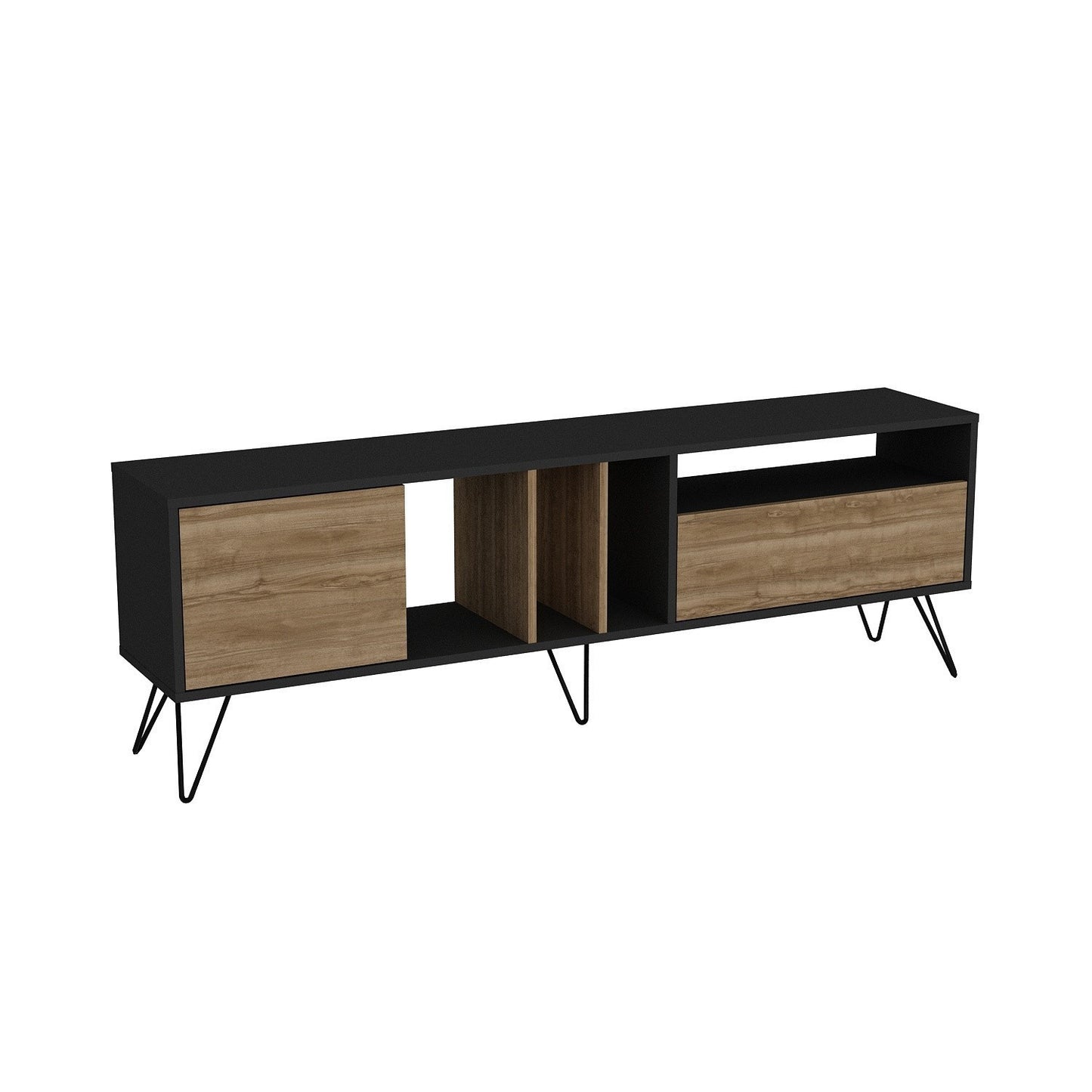 TV staliukas Mistico (180) - Walnut, Black