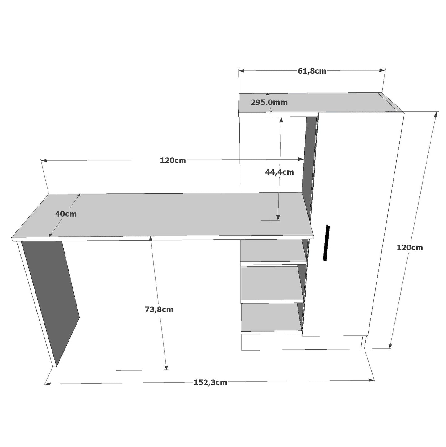 Biuro stalas CT2 - AB