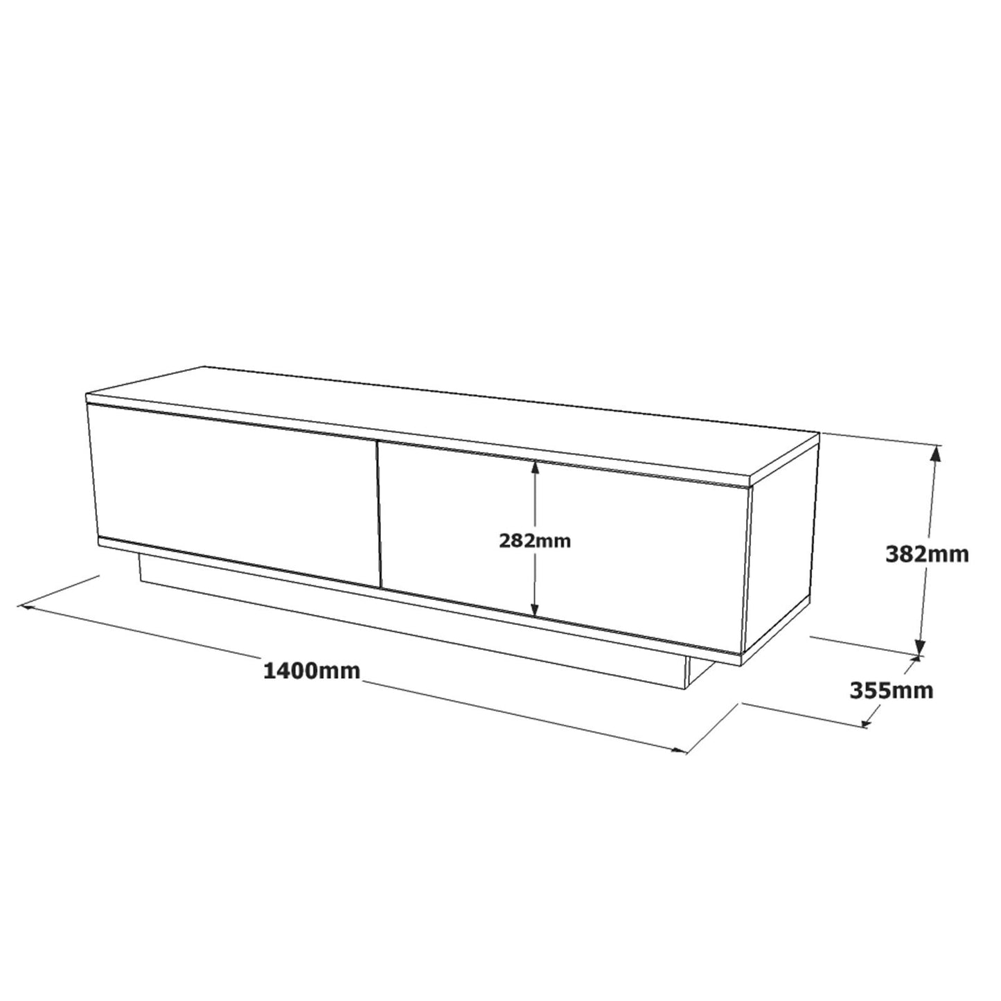 TV staliukas FN1 - W