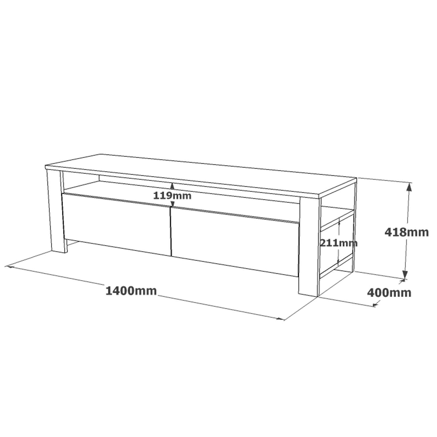 TV staliukas LC1 - LB